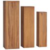 vidaXL Set suporturi de plante, 3 piese, lemn masiv de tec