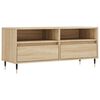 vidaXL Comodă TV, stejar sonoma, 100x34,5x44,5 cm, lemn prelucrat