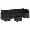 vidaXL Set de canapele pentru grădină 8 buc. Rattan poli