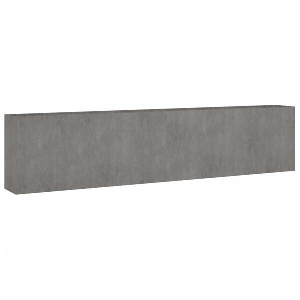 vidaXL Strat înălțat de grădină, 360x40x80 cm, oțel corten