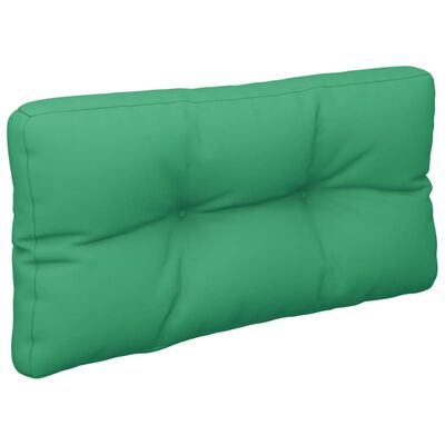 vidaXL Pernă de paleți, verde, 70x40x12 cm, material textil