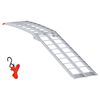 vidaXL Rampă pentru Motociclete Argintiu 340 kg pe bucată Aluminiu