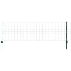 vidaXL Gard din s&acirc;rmă sudată 10 x 0,8 m (l x H) Oțel cu strat de PVC