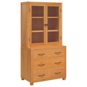 vidaXL Set de Mobilier pentru Depozitare 2 buc. Maro 80 x 50 x 160 cm
