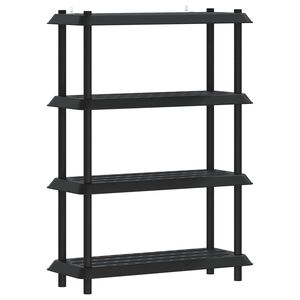 vidaXL Unitate de rafturi 4 niveluri 100 x 40 x 136,5 cm PP Antracit