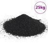 vidaXL Nisip de acvariu, 25 kg, negru, 0,2-2 mm