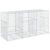 vidaXL Coș gabion cu capac, 300x100x150 cm, fier galvanizat