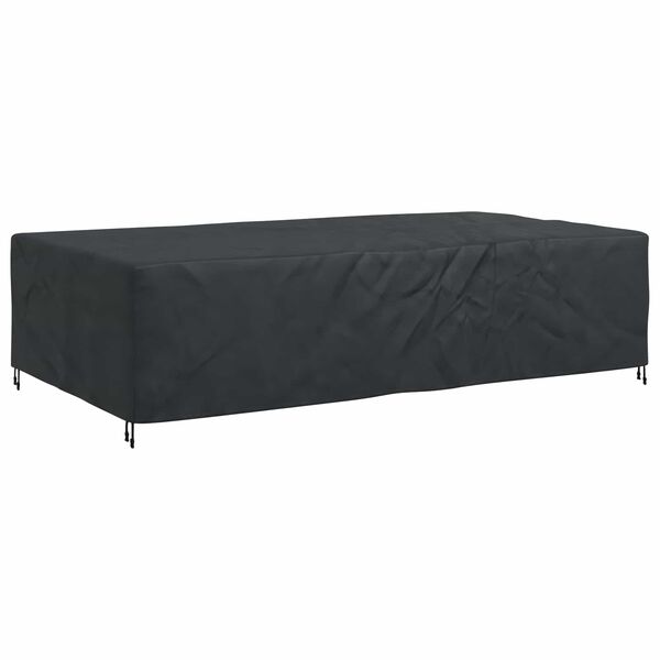 vidaXL Husă pentru mobilă Simplu Negru 305 x 190 x 85 cm 210D