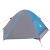 vidaXL Cort de camping cupolă pentru 2 persoane, albastru, impermeabil