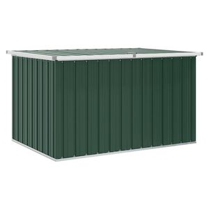 vidaXL Ladă de depozitare pentru grădină, verde, 150 x 101 x 91 cm