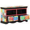 vidaXL Cabinet TV 80 x 35 x 50 cm Multicolour Lemn de mango solid