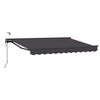 vidaXL Cort electric retractabil Antracit 2,5 x 2 m