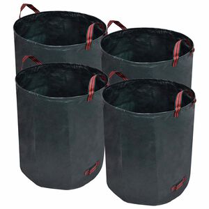 vidaXL Coșuri de gunoi 272 L 150 g/mp, 4 buc., Verde &icirc;nchis