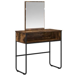 vidaXL Masă de Machiaj Stejar fumuriu 81 x 40 x 131 cm Lemn prelucrat