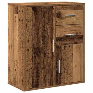 vidaXL Bufet cu sertar Lemn vechi 60 x 31 x 70 cm Lemn compozit