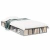 vidaXL Cadru de pat, gri beton, 90x200 cm, lemn prelucrat