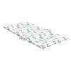 vidaXL Perne de scaun spătar jos, 2 buc., model frunze, textil