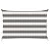 vidaXL P&acirc;nză de umbră Gri deschis și alb. 3 x 4,5 m HDPE