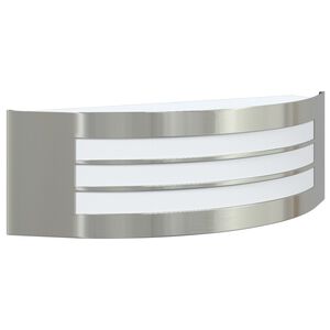 vidaXL Lumină de perete pentru exterior Argintiu 32 x 10 x 10 cm