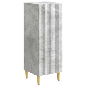 vidaXL Bufet Gri Beton 33 x 34,5 x 90 cm Lemn prelucrat
