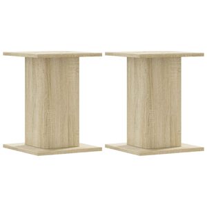 vidaXL Suporturi plante 2 buc. stejar sonoma 30x30x40cm lemn prelucrat