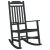 vidaXL Scaun balansoar Negru 84 x 65 x 114 cm Rășină