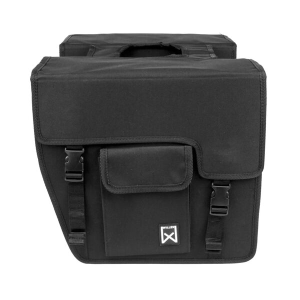 Willex Coșuri pentru bicicletă Shopper 33 L, negru, 10701