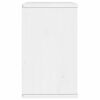 vidaXL Dulap TV cu sertar „ODDA” alb 79x24x40 cm lemn masiv de pin
