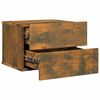 vidaXL Noptieră, stejar fumuriu, 40x30x30 cm, lemn prelucrat