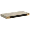 vidaXL Rafturi de perete suspendate, 4 buc., stejar, 50x23x3,8 cm, MDF