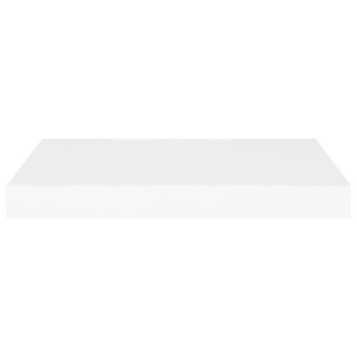 vidaXL Rafturi de perete suspendate, 2 buc., alb, 50x23x3,8 cm, MDF