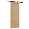 vidaXL Ușă glisantă ORKDAL Maro 83 x 211 cm Lemn de pin masiv