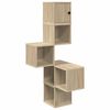 vidaXL Rafters colțar de perete Stejar Sonoma 48 x 48 x 120 cm