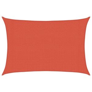 vidaXL P&acirc;nză parasolar, cărămiziu, 3x5 m, 160 g/m&sup2; , HDPE