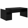 vidaXL Masă de cafea Stejar Negru 90 x 45 x 35 cm Lemn prelucrat