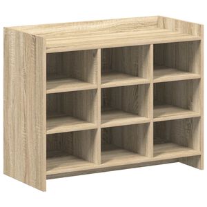 vidaXL Dulap pentru pantofi Stejar Sonoma 85 x 39,5 x 70 cm