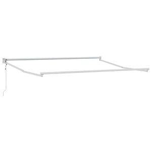 vidaXL Electric Awning Frame 3,5 x 2,5 m Alb