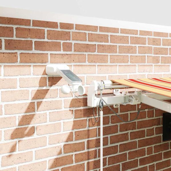 vidaXL Cortina Retractabilă Galben și portocalie 450 &times; 300 cm