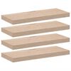 vidaXL Rafturi plutitoare, 4 buc., 60x23,5x4 cm, lemn prelucrat