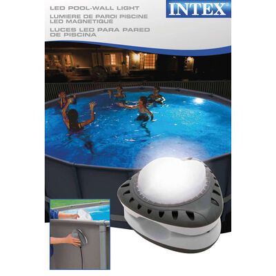 Intex Lampă de perete piscină cu LED, magnetică, 28688