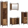 vidaXL Set dulap baie 4 buc. Lemn vechi 40 x 36 x 181 cm