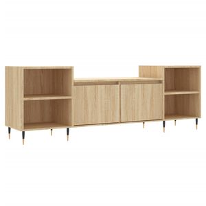 vidaXL Comodă TV, stejar sonoma, 160x35x55 cm, lemn prelucrat