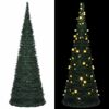 vidaXL Brad șnur de Crăciun artificial pop-up pre-iluminat verde 180cm