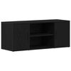 vidaXL Cabinet TV Stejar negru 100 x 35 x 40 cm Lemn compozit