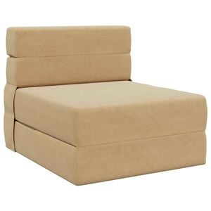 vidaXL Canapea Pat Pliabilă Verde gri 70 x 72 x 60 cm Țesătură