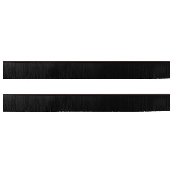 vidaXL Dopuri pentru uși autoadezive 2 pcs Maro 100 cm