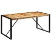 vidaXL Masă de bucătărie, 175x90x76, lemn masiv de mango brut