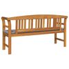vidaXL Bancă de trandafir Natural 157 x 46 x 82,5 cm