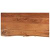 vidaXL Blat masă 80x40x2,5 cm dreptunghiular lemn acacia margine vie