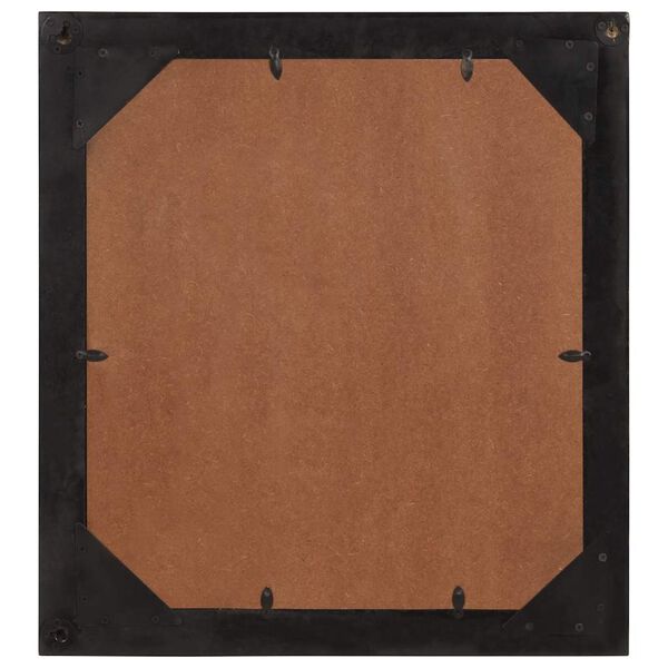 vidaXL Oglindă de baie 55x1x60 cm sticlă și lemn masiv de mango